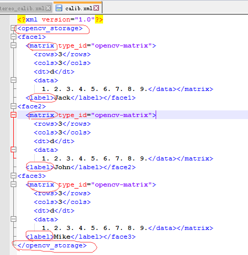 Как создавать xml файл opencv python