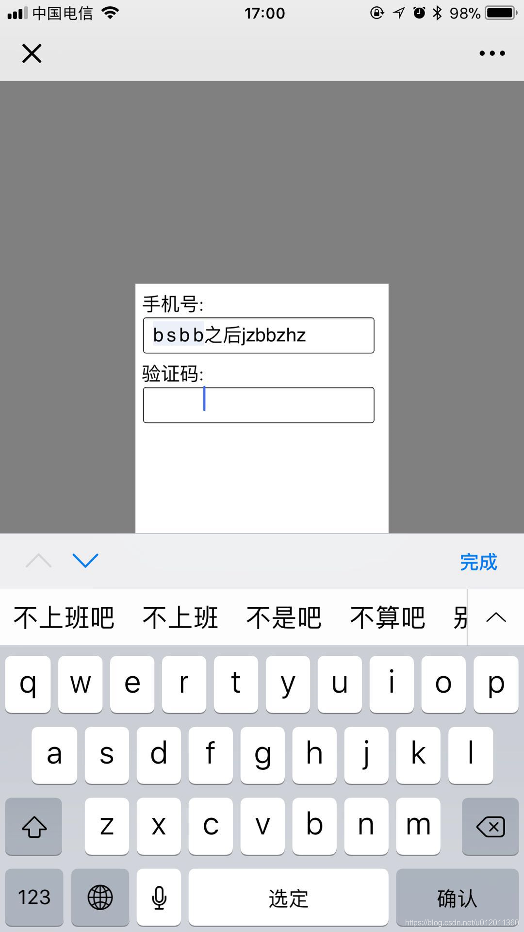 ios系统input光标错位