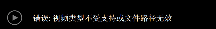 错误：视频类型不受支持或文件路径无效