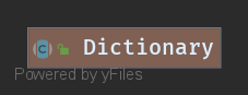 Dictionary类图
