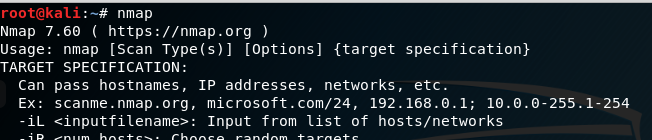 kali扫描工具_nmap批量扫描