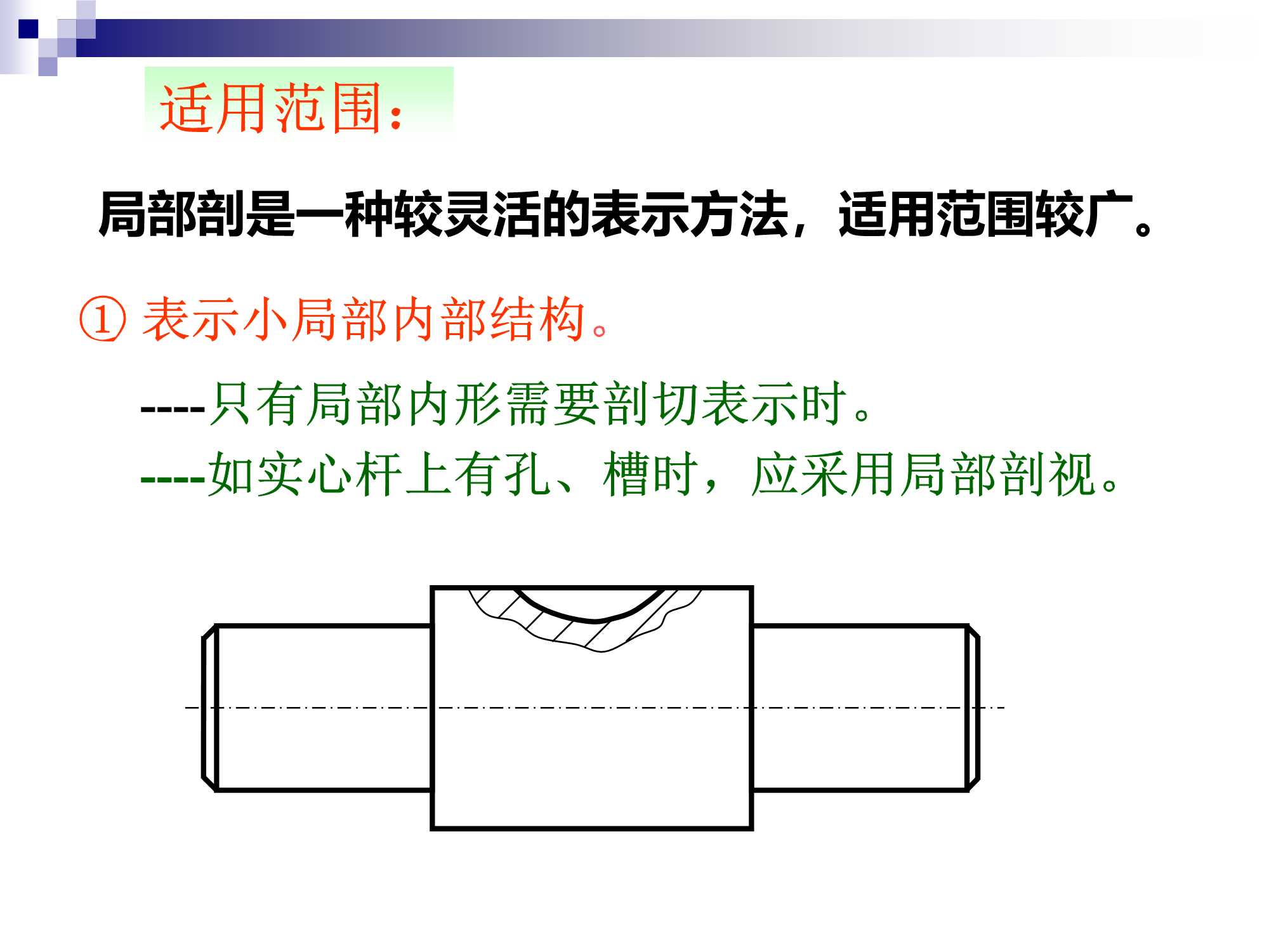 工程制图 （机件常用的基本表示法）_机件其他表示法-CSDN博客