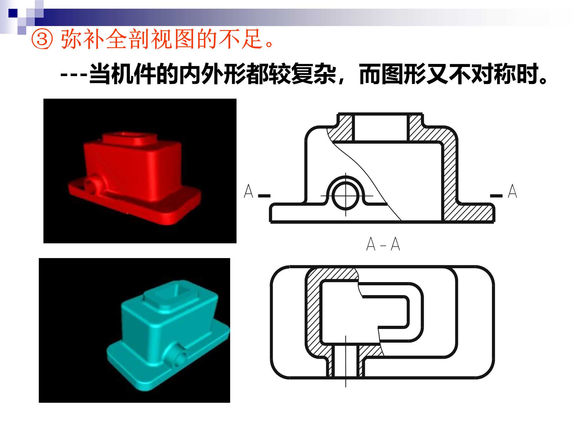工程制图 （机件常用的基本表示法）_机件其他表示法-CSDN博客