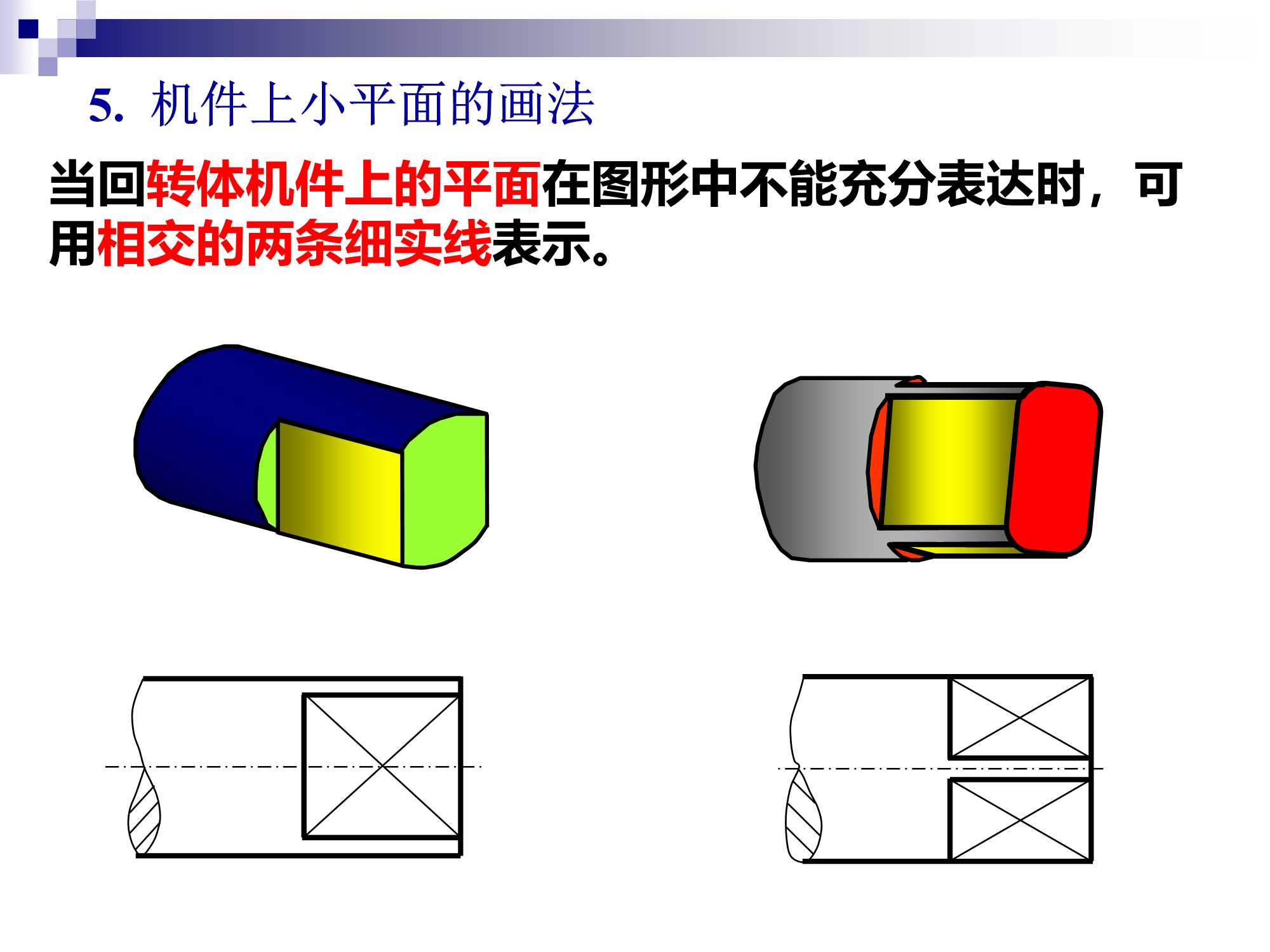 工程制图 （机件常用的基本表示法）_机件其他表示法-CSDN博客