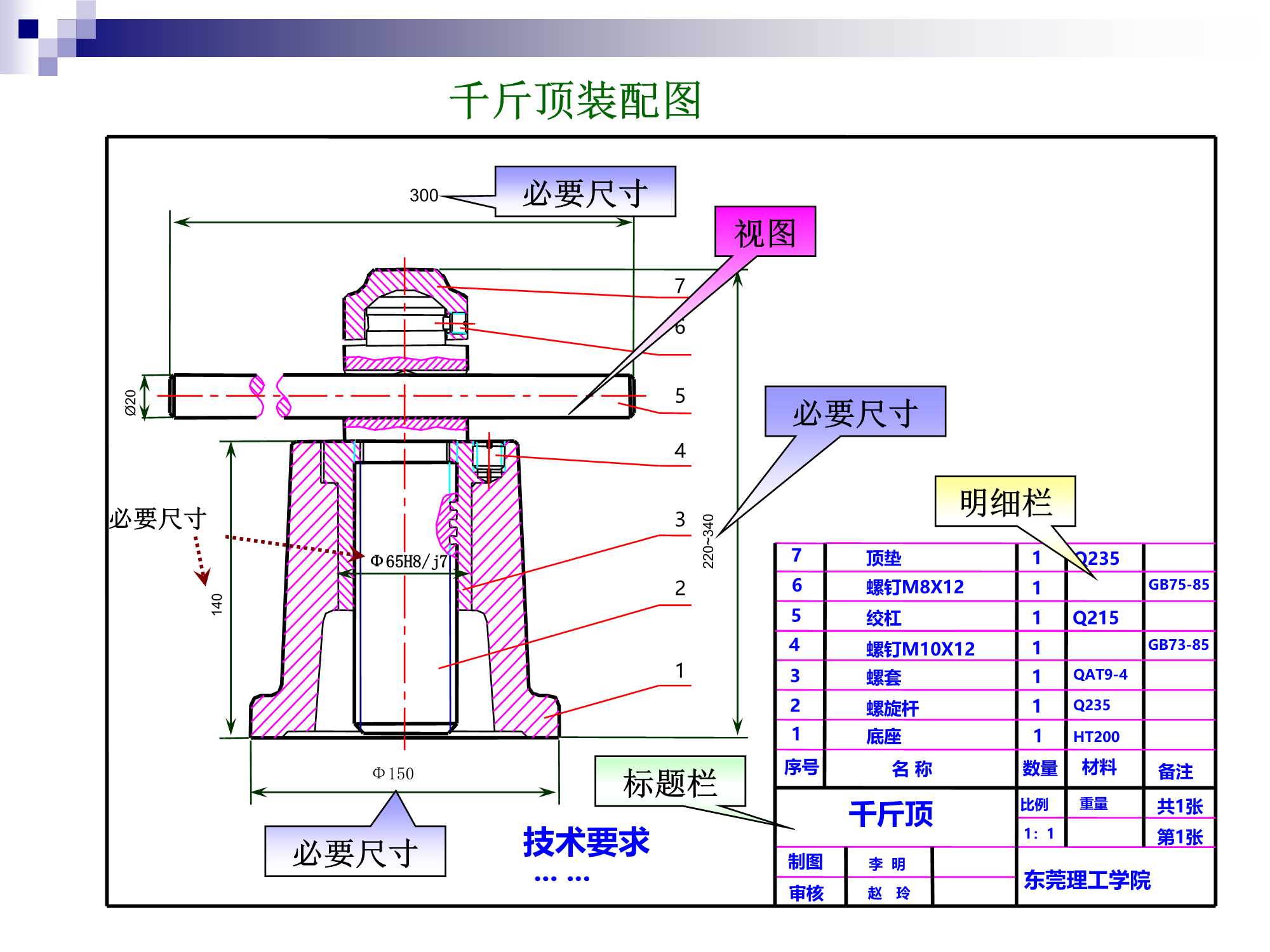 工程制图 （装配图）_工程制图装配图填空题-CSDN博客