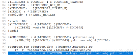 PDCurses在Windows下编译流程_sunny_老王的博客-CSDN博客