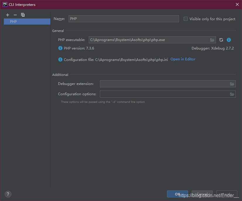 在win10系统上配置phpstorm 2018 Php7 3 Xdebug的开发环境 Ender 的专栏 Csdn博客