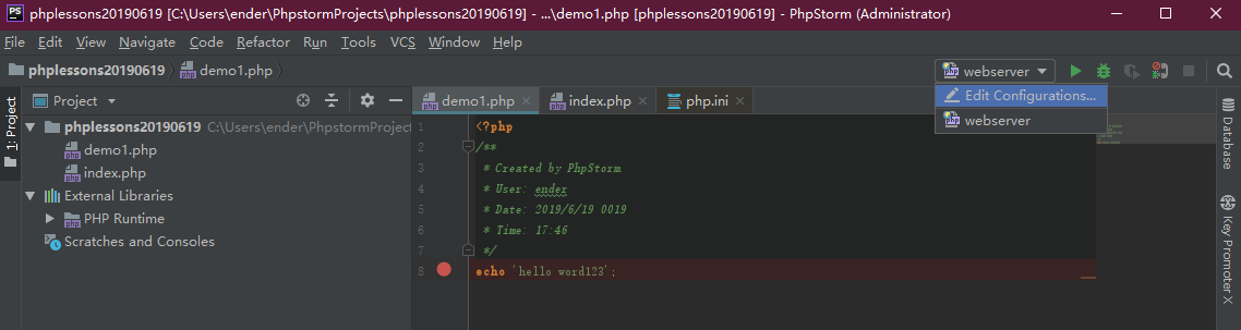 在win10系统上配置phpstorm 2018 Php7 3 Xdebug的开发环境 Ender 的专栏 Csdn博客