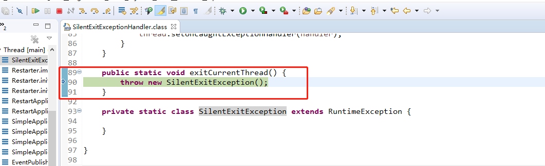 解决eclipse Debug时自动跳到silentexitexception中进行断点问题 Study 7forever的博客 程序员资料 程序员资料
