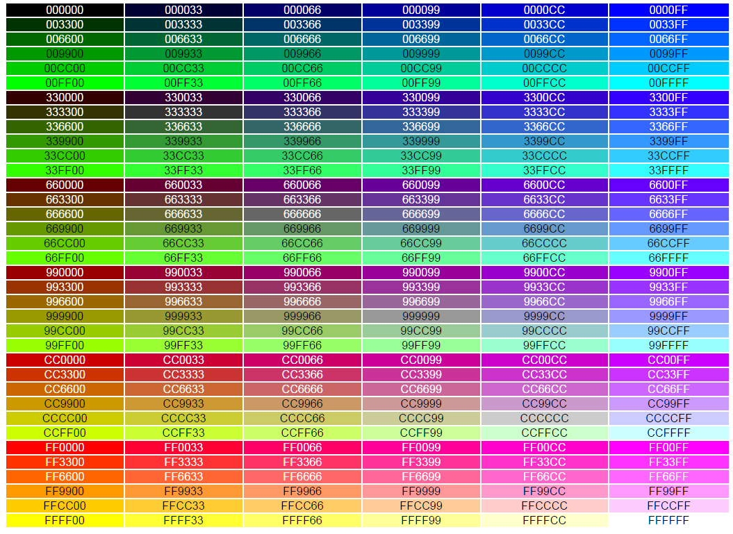 《HTML 颜色》_html颜色-CSDN博客