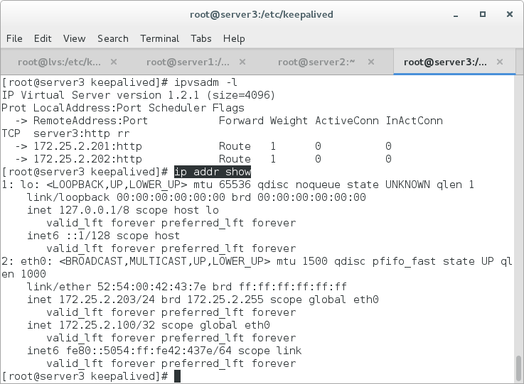 LVS(三)lvs+keeplive