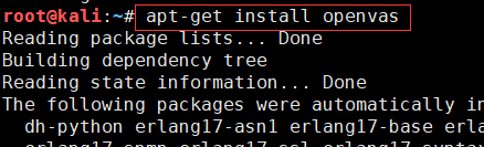 Kali漏洞扫描工具OpenVas