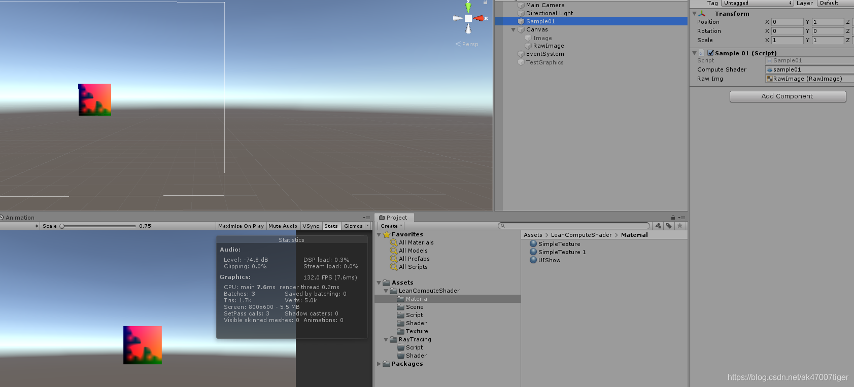 Unity Compute Shader 例子_unity simple compute shader demo-CSDN博客