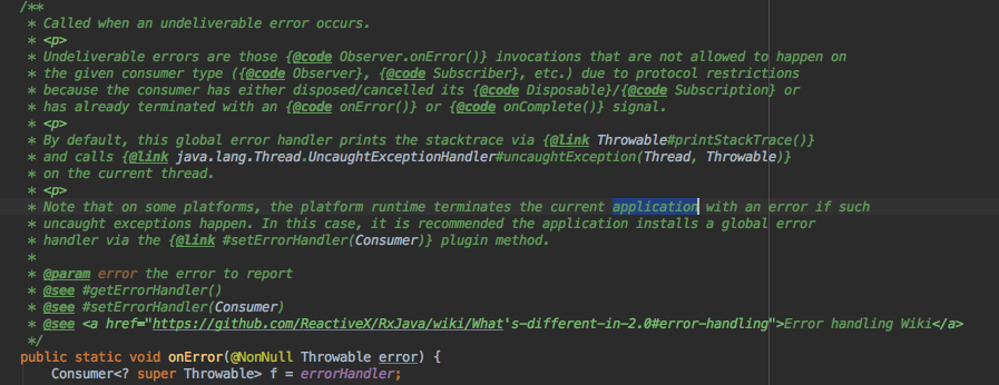 一次RxJava2导致的线上崩溃问题：The exception was not handled due to missing onError handler in the subscribe()