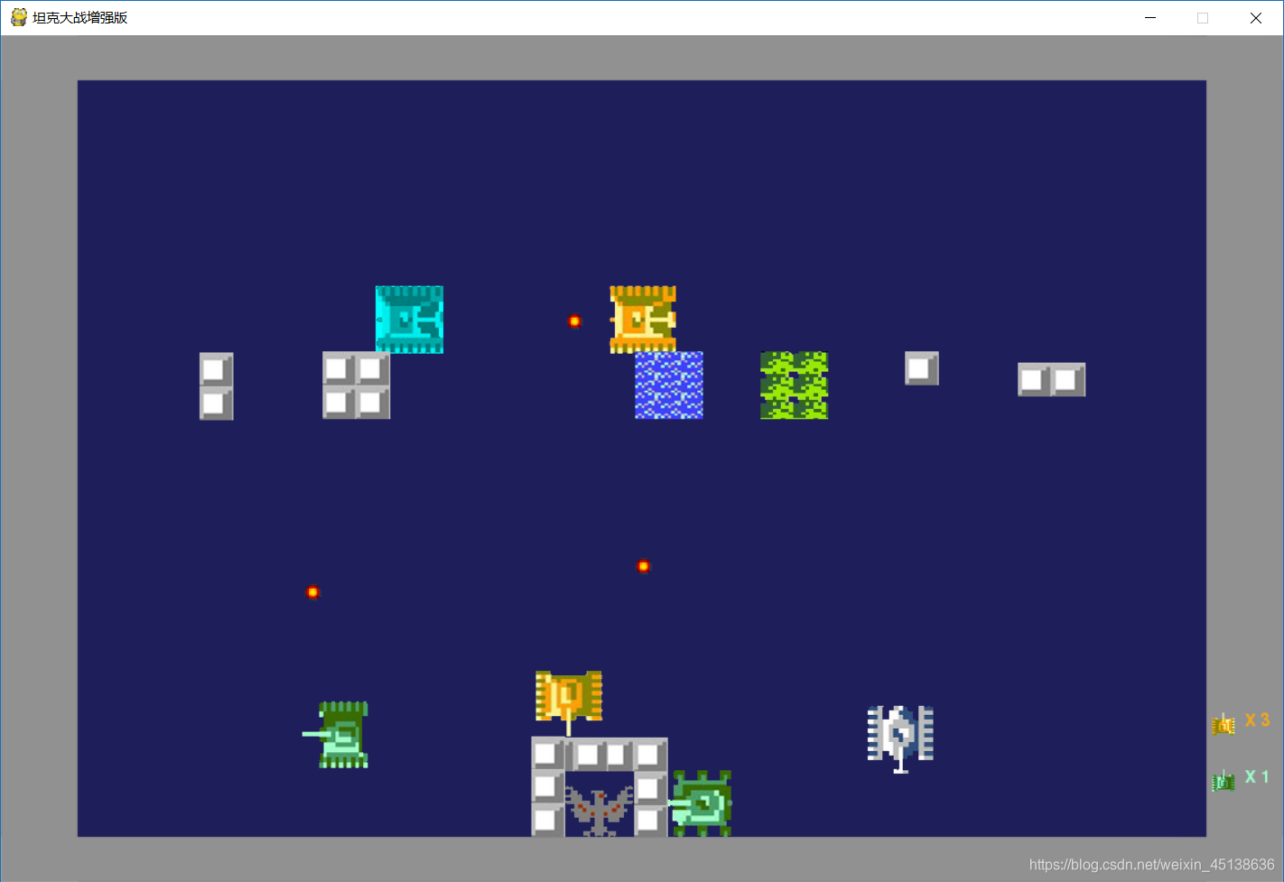 pygame (python game development) tutorial 74 enemy... 利用python中的pygame模块开发fc坦克大战(可自定义地图,包括部分素材)_pygame设置地图-CSDN博客