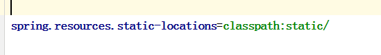 spring.resources.static-locations=classpath:static/