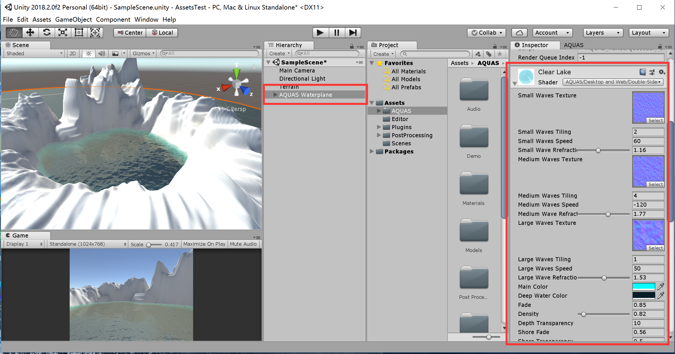 Unity3D实用插件之AQUAS Water/River Set,快速建造漂亮的水面效果和水下效果_aquas waterriver set ...