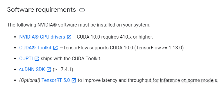 Corresponding version information