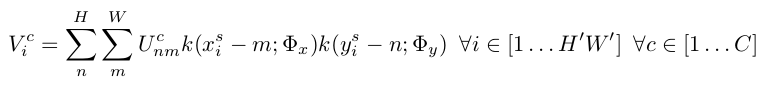 【论文学习】STN —— Spatial Transformer Networks