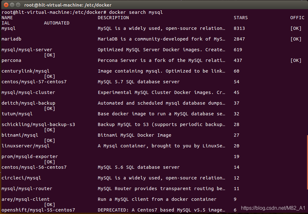 Dock报错:Error response from daemon: Get https://index.docker.io/v1/search?q=mysqln=25: dial tcp 52.