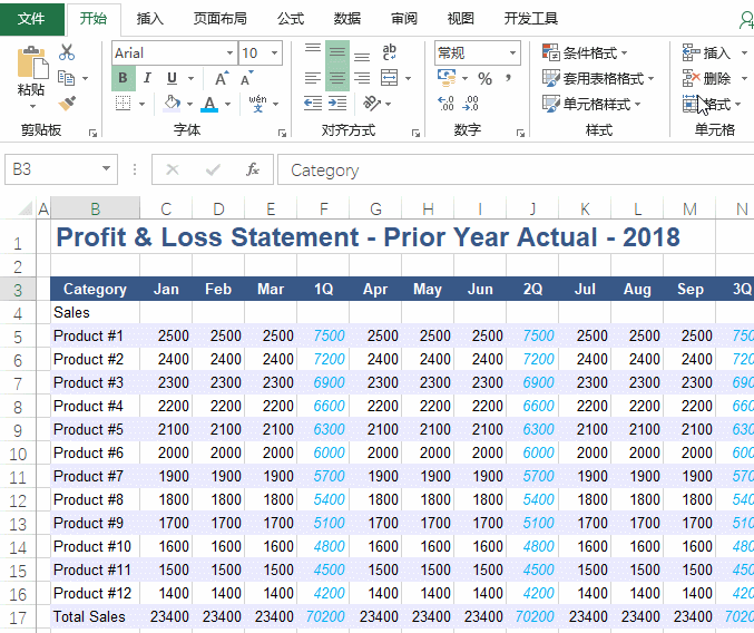 如何将excel表格进行美化?学会这几招你的表格将不会那么难看