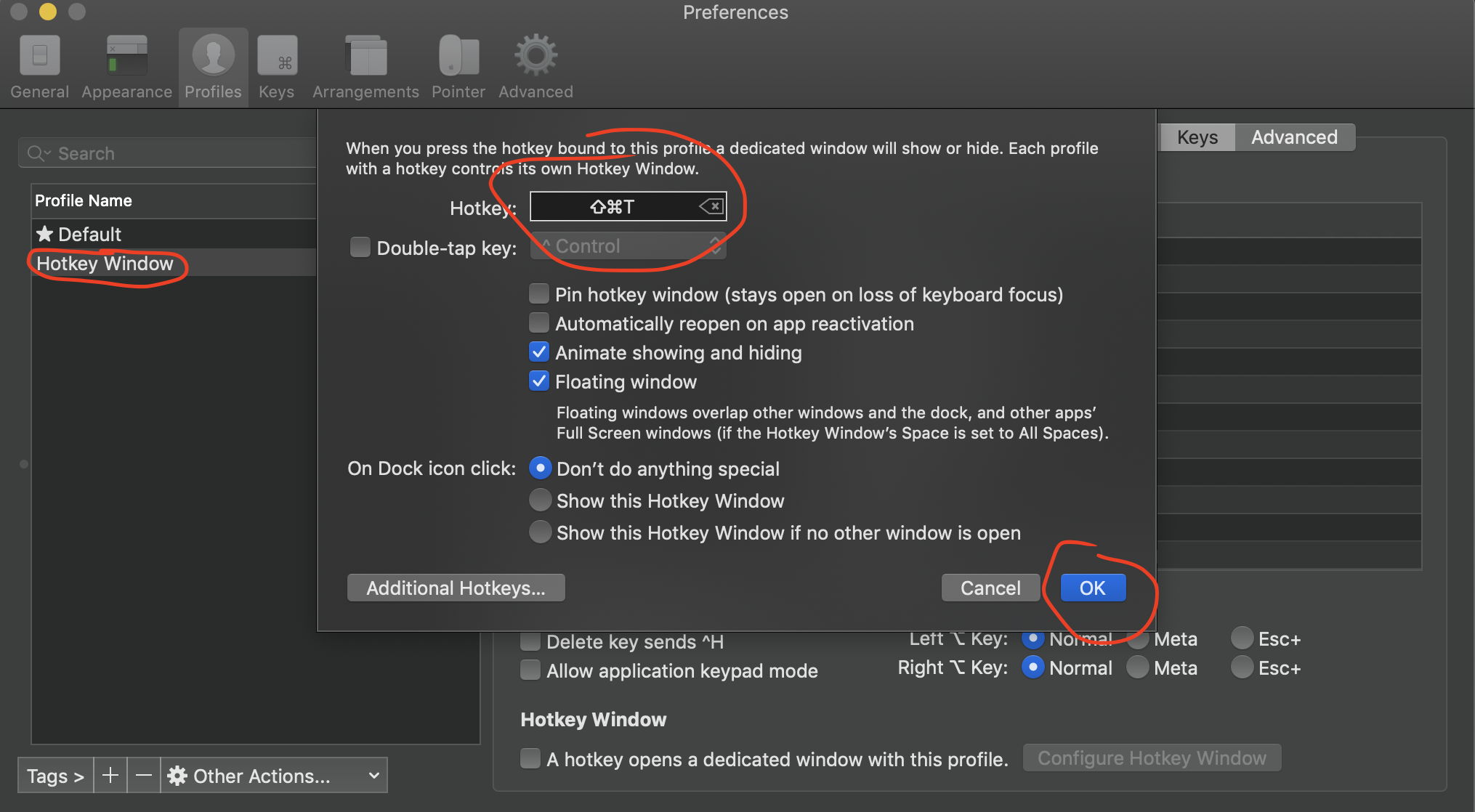 mac使用快捷键打开iTerm2——Hotkey Window_iterm2 hotkey windowCSDN博客