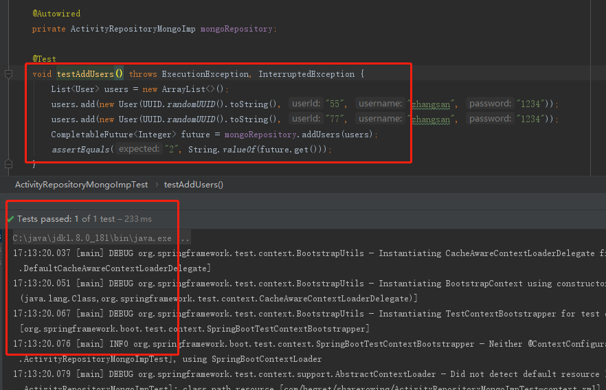 JUnit测试异步方法问题_junit