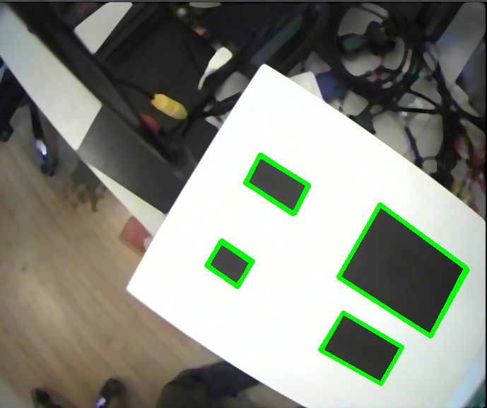 标出矩形的轮廓