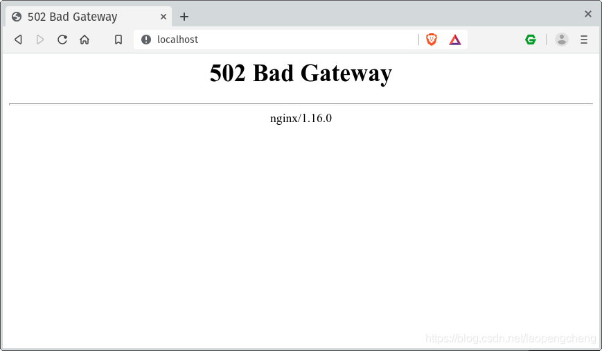 502 Bad Gateway