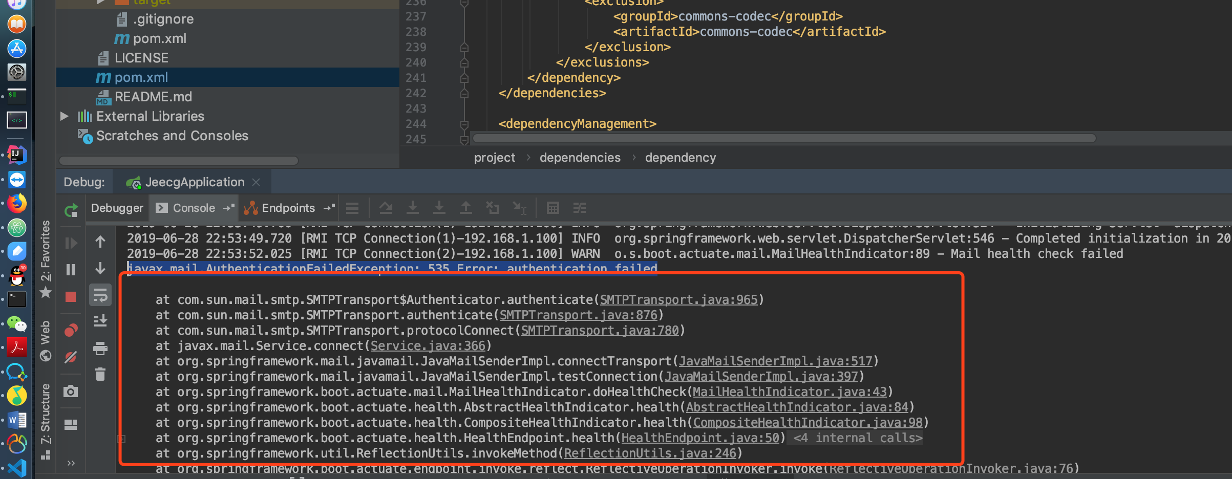使用jeecgboot心得_mail health check failedCSDN博客