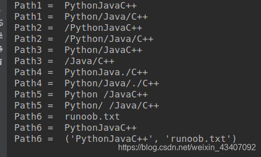 python os.path.join() , os.path.basename() , os.path.dirname() ,os.path ...