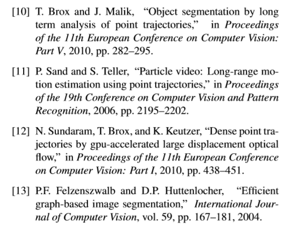 TOF摄像机视频中的运动分割（MOTION SEGMENTATION IN VIDEOS FROM TIME OF FLIGHT CAMERAS）