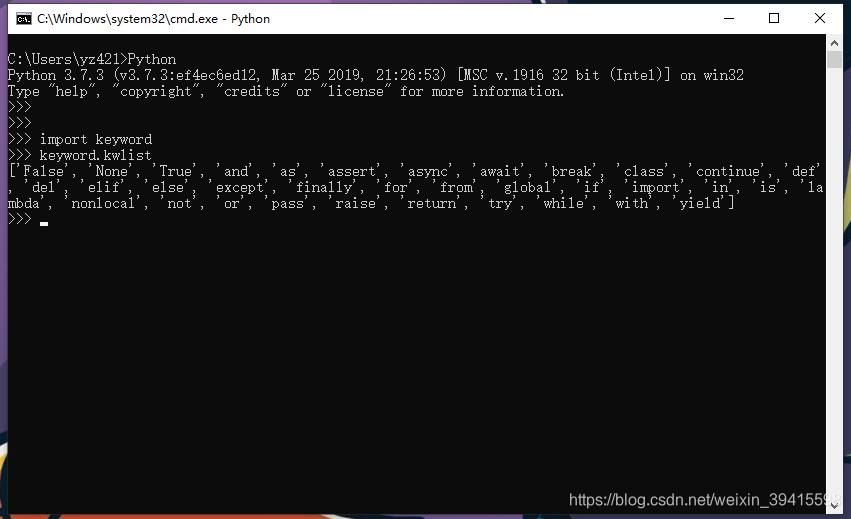 【Python】变量、关键字_key@word33-CSDN博客