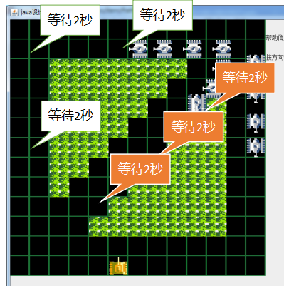 java游戏编程:三路兵线,BOSS走位,代码和视频