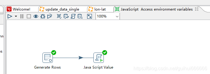 Javascript Kettle kettle组件javaScript脚本案例2 设置变量和获取变量 – 源码巴士