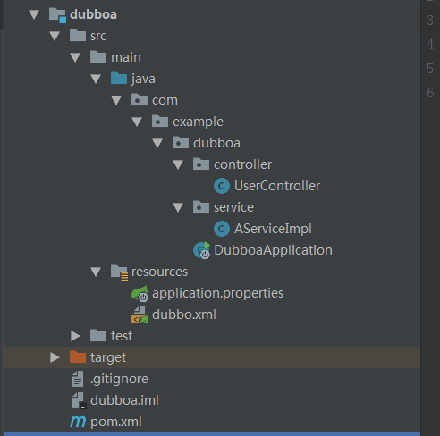 dubbo springboot入门demo(四) springboot dubbo 多模块项目,每个dubbo子模块既是提供者又是消费者 ...