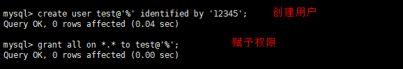 MySQL8.0创建用户并授权