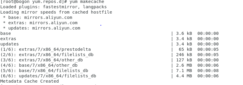 CentOS 更新yum源及yum命令详解