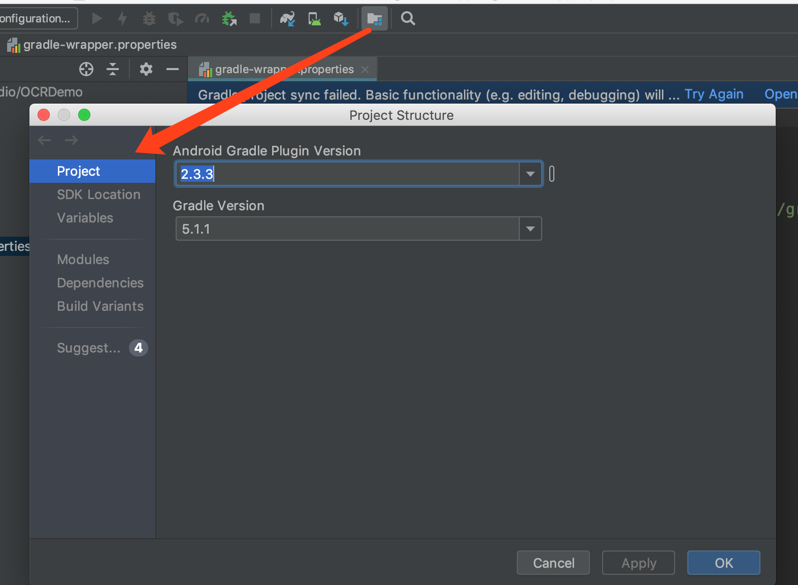 android studio gradle android plugin version