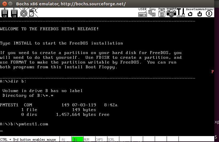 [Orange'S:一个操作系统的实现]bochs下安装freedos
