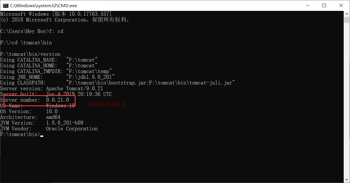最简单的查看自己Tomcat版本的方式