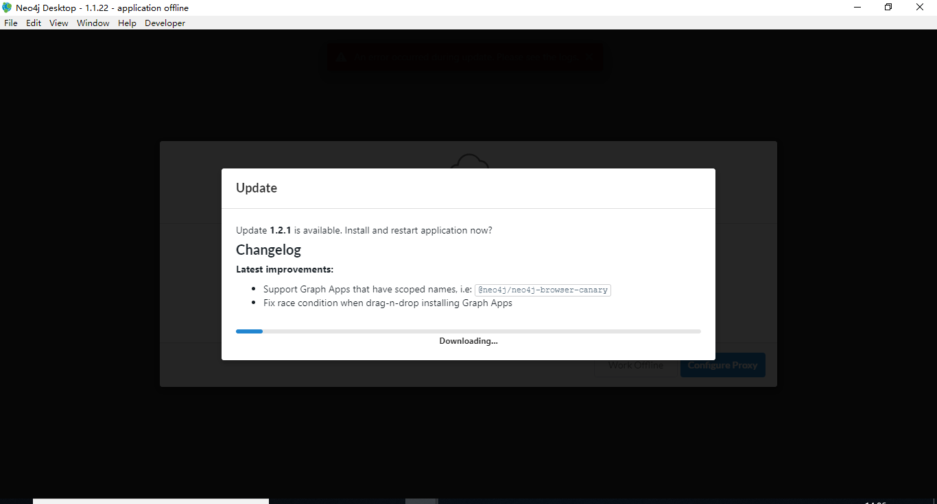 Neo4j Desktop安装后browser打不开并且报错The "Graph App 'Neo4j Browser' is damaged ...