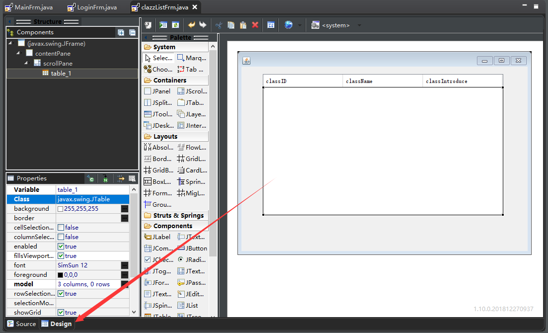 JAVA windoesBuilder 中运用JTable显示数据库数据_windowsbuilder查询数据库条目并显示-CSDN博客