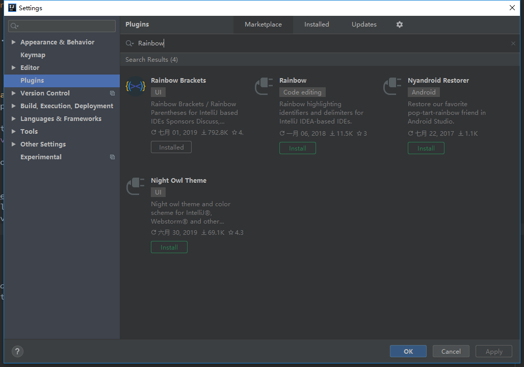 IntelliJ IDEA Rainbow Brackets 插件安装与使用_激活rainbow bracketsCSDN博客