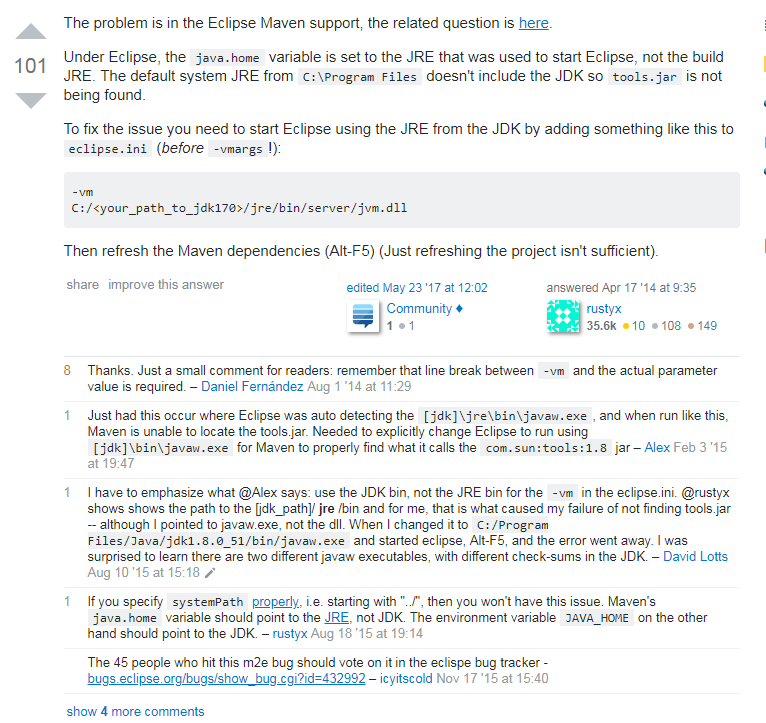 Eclipse正确解决Missing artifact jdk.toolsjdk.toolsjar1.8CSDN博客