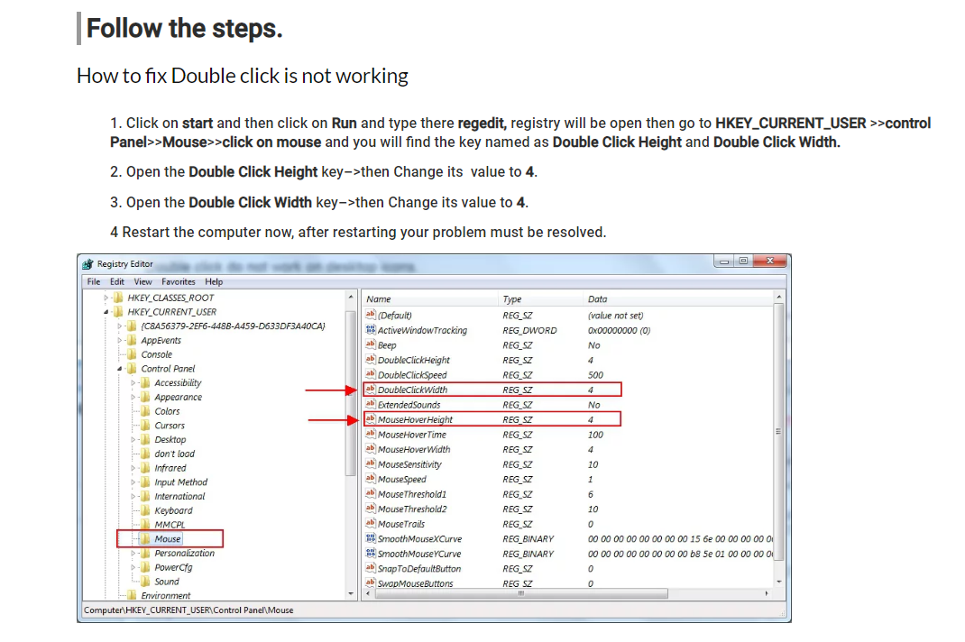 windows解决鼠标双击不能打开桌面图标以及文件夹的问题_电脑上出现doubleclick for windowsCSDN博客