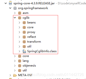 Spring核心功能包中已经包含了cglib功能 U的博客 Csdn博客 Spring包中包含cglib