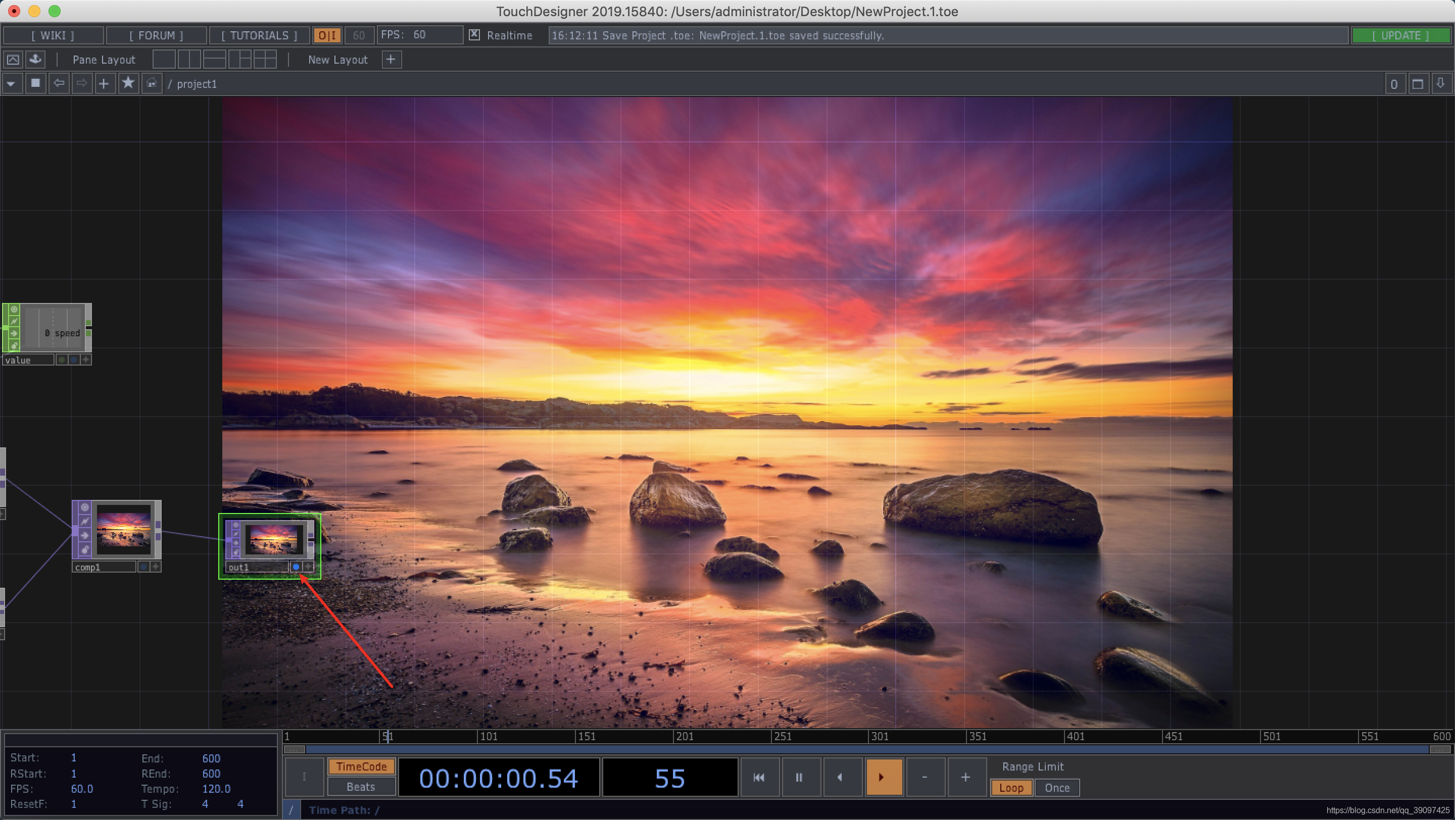 TouchDesigner学习 TOP与CHOP结合制作小应用_touchdesigner怎么预览效果-CSDN博客