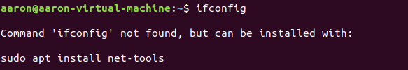 Ubuntu系统中找不到ifconfig命令「终于解决」