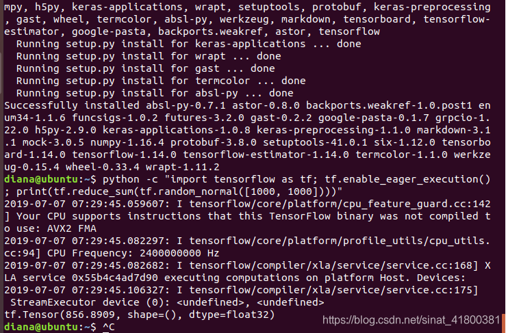 linux python 2.7 安装tensorflow_linux python2.7 tensorflow-CSDN博客